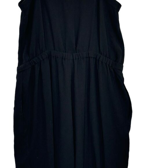 Madewell Faux Wrap Cami Jumpsuit in Black | Size L - Picture 8 of 11